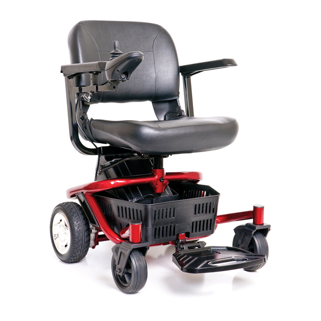 Golden LiteRider Envy Power Transport Chair with Quick Release Transaxle