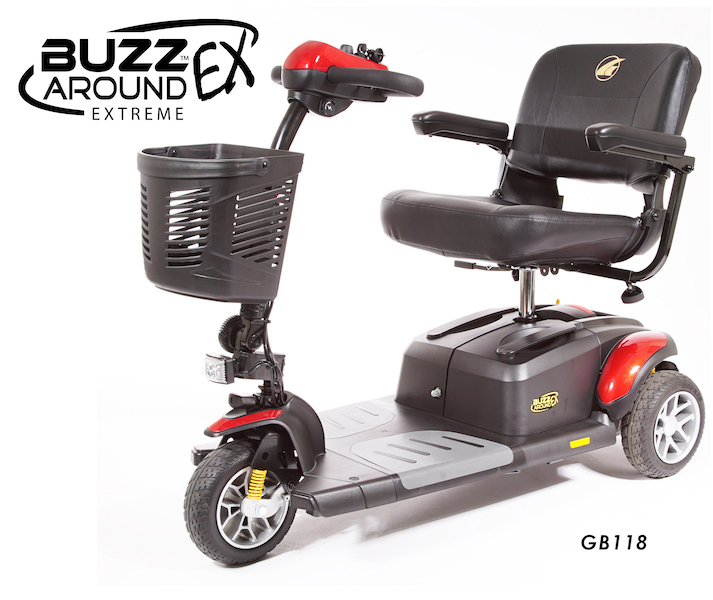 Golden Buzzaround XL-EX 3 Wheel Mobility Scooter